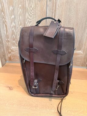FILSON WEATHERPROOF ROLLING CARRY-ON SUITCASE | SIERRA BROWN
